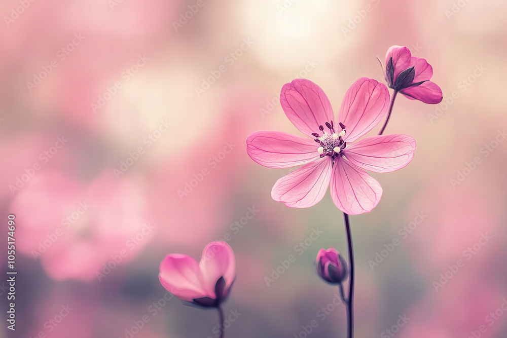 Delicate Pink Blossom Floral Background with Soft Spring Flowers, Gentle Pastel Petals, and Natural Light Bokeh for Elegant Romantic Designs Delicate Pink Blossom Floral Background with Soft Spring Flowers, Gentle Pastel Petals, and Natural Light Bokeh for Elegant Romantic Designs