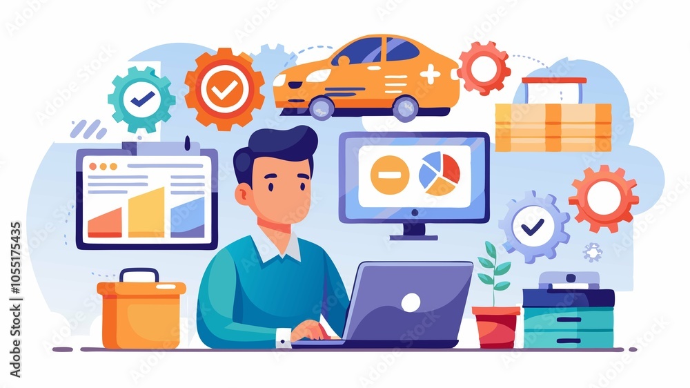 Counter Persons use computer systems to look up parts, check inventory, and process orders efficiently. Counter Persons use computer systems to look up parts, check inventory, and process orders efficiently.