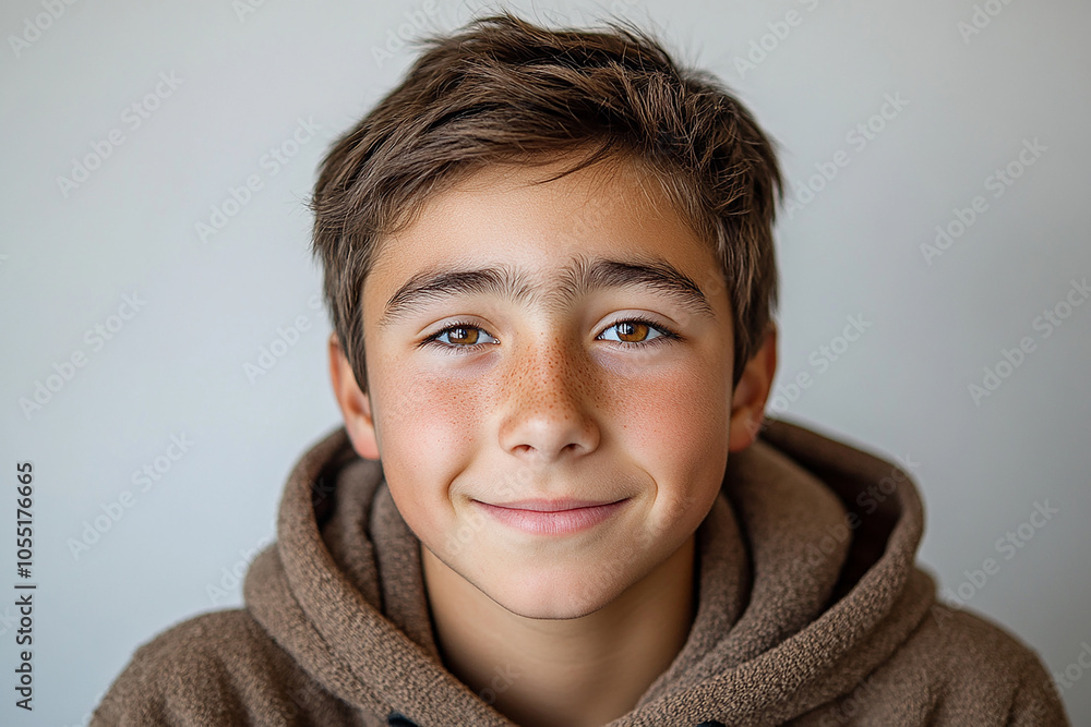 Portrait of smiling white cute teenage boy Portrait of smiling white cute teenage boy