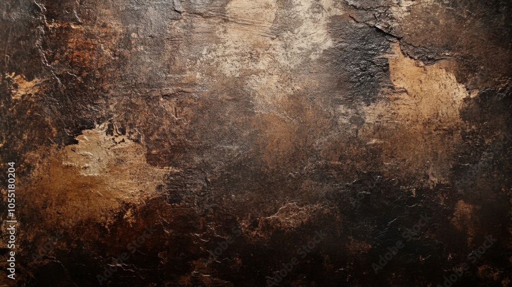 An abstract deep chocolate brown grunge background with a rough, textured surface, giving a rustic and warm feel, perfect for a cozy wallpaper. An abstract deep chocolate brown grunge background with a rough, textured surface, giving a rustic and warm feel, perfect for a cozy wallpaper.