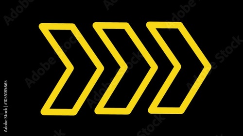 3d render of a symbol on black background
