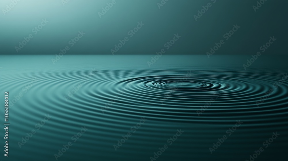 Fototapeta premium Smooth Water Ripples with Gradient Tones