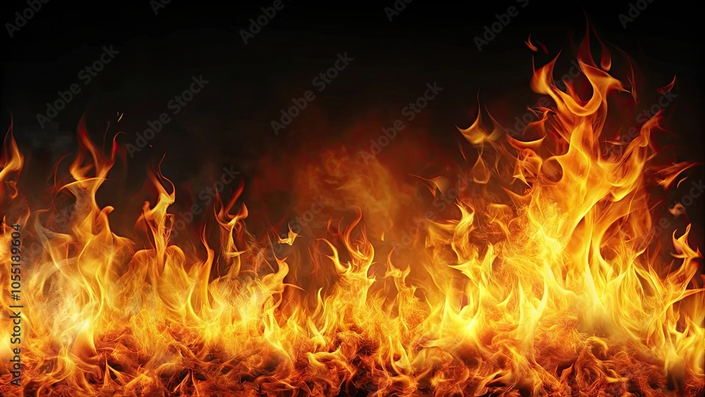Fire flame on background, fiery, hot, burning, fiery blaze, orange, heat,isolated, element, inferno, danger, wildfire, combustion Fire flame on background, fiery, hot, burning, fiery blaze, orange, heat,isolated, element, inferno, danger, wildfire, combustion
