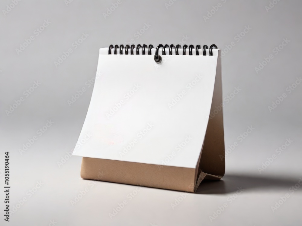 A clean and organized flip calendar mockup showing the current month. A clean and organized flip calendar mockup showing the current month.