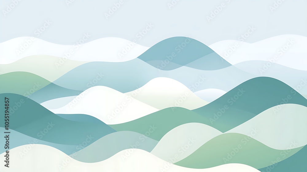 Abstract waves in soft colors create a serene and calming visual effect. Abstract waves in soft colors create a serene and calming visual effect.