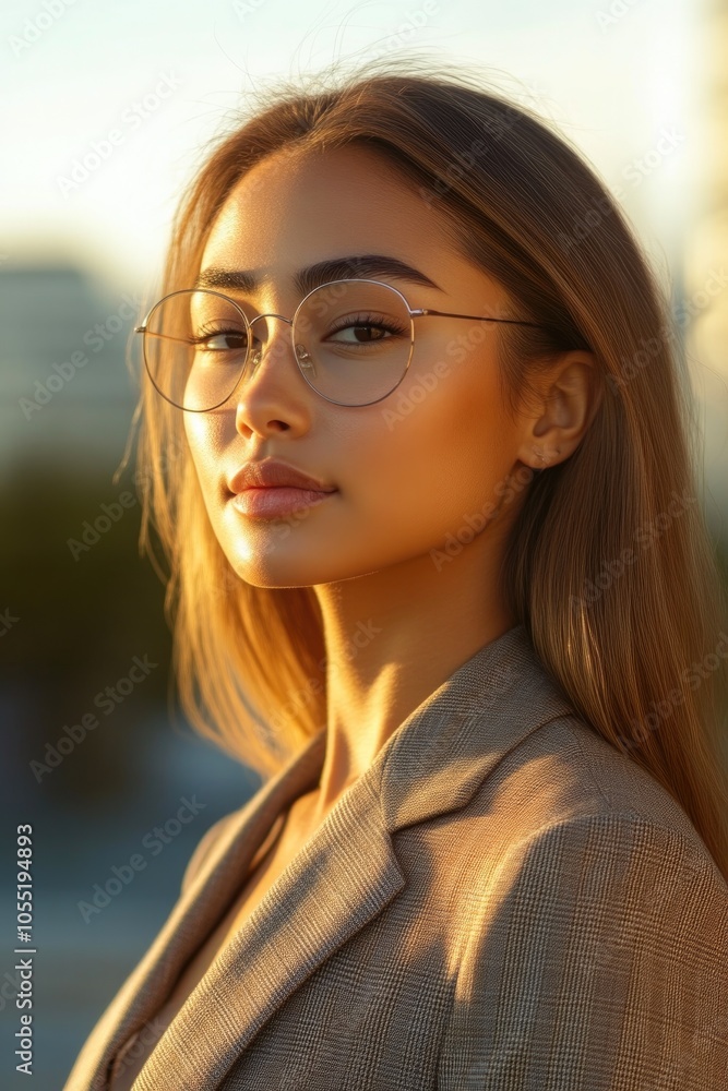 Young Female Realtor with Bright, Welcoming Smile Young Female Realtor with Bright, Welcoming Smile