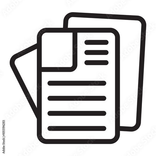 paper line icon