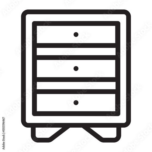 drawer line icon