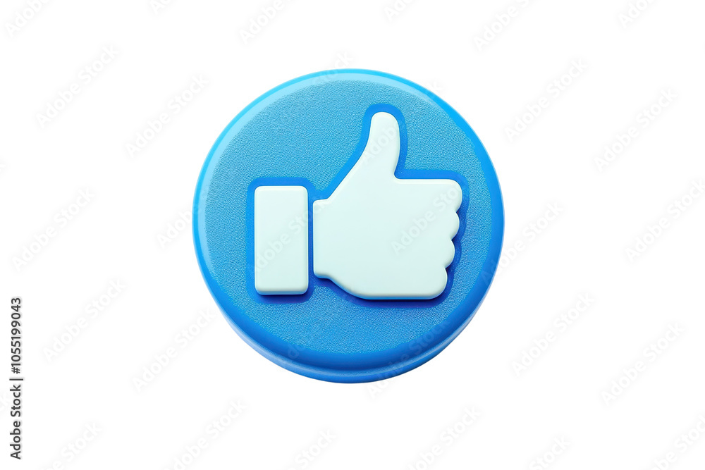 3D blue thumbs-up icon symbolizing approval, social media, and positive feedback. Isolated on a transparent background. for digital use. 3D blue thumbs-up icon symbolizing approval, social media, and positive feedback. Isolated on a transparent background. for digital use.
