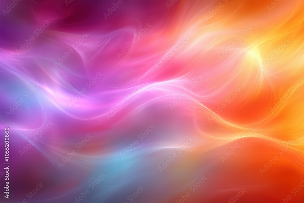 Soft Neon Waves on an Abstract Digital Background, Perfect for Technology Visualization, Graphics, and Educational Projects Soft Neon Waves on an Abstract Digital Background, Perfect for Technology Visualization, Graphics, and Educational Projects