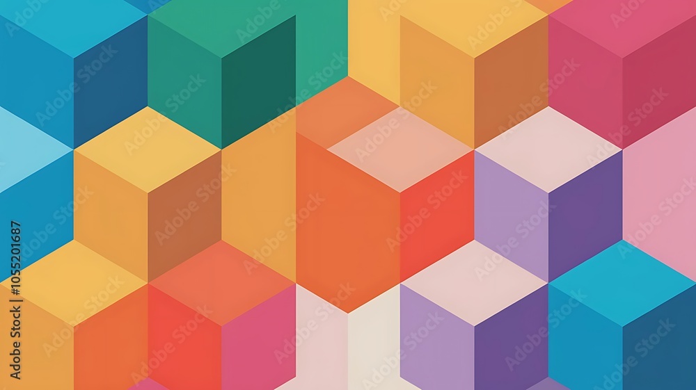 Modern colorful backdrop with hexagonal pattern Modern colorful backdrop with hexagonal pattern