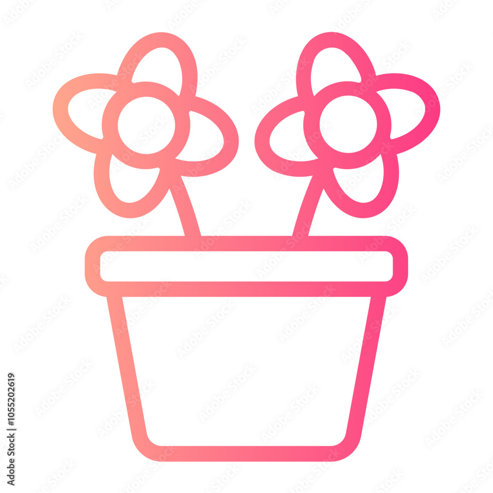 flower gradient icon flower gradient icon