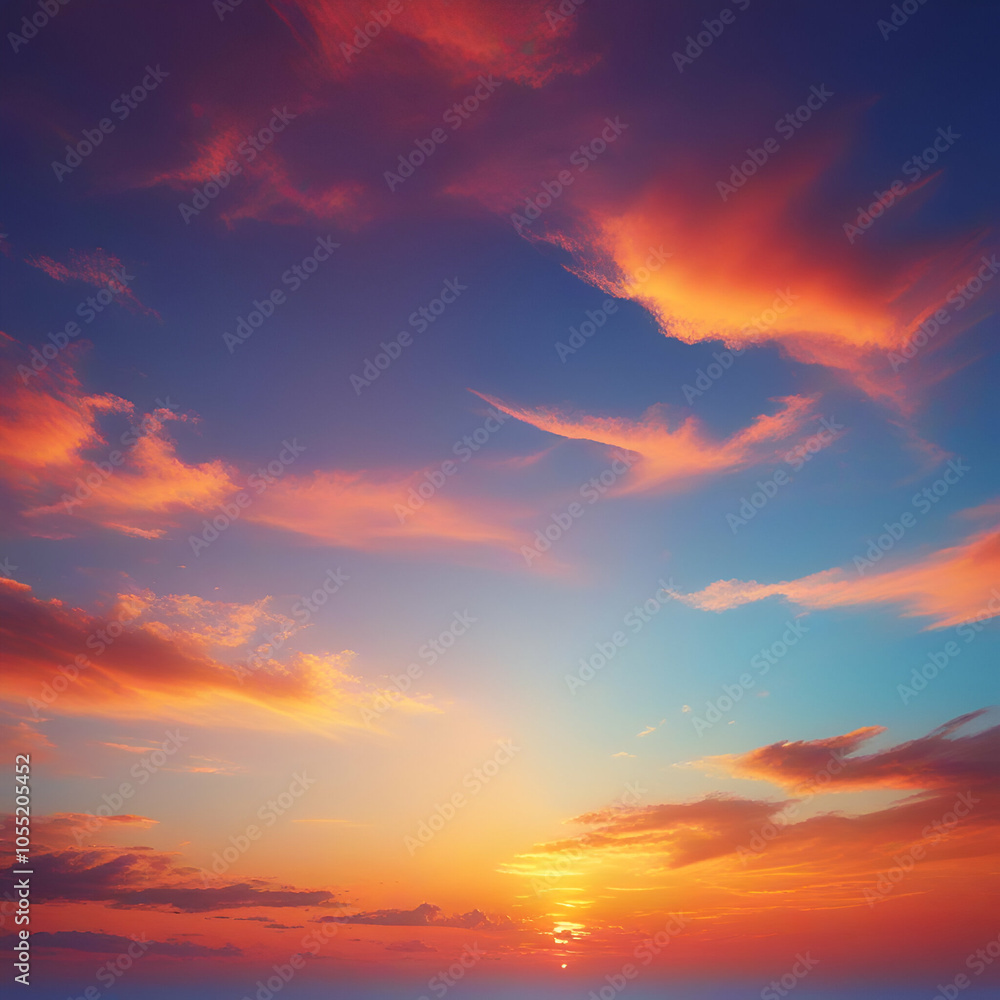 Obraz premium sunset over the sea