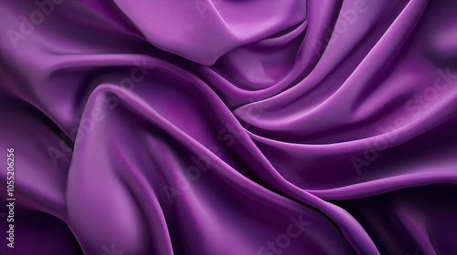 Close-up of soft purple fabric with a smooth, silky texture.