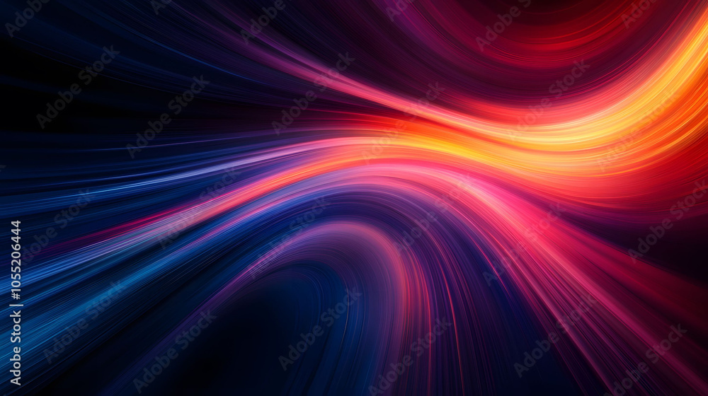 An abstract image featuring an orange background with flowing orange waves An abstract image featuring an orange background with flowing orange waves