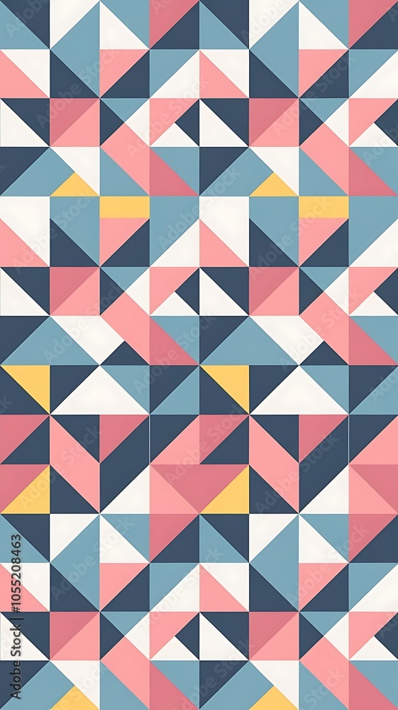 Abstract Geometric Triangular Vector Seamless Pattern Background Abstract Geometric Triangular Vector Seamless Pattern Background