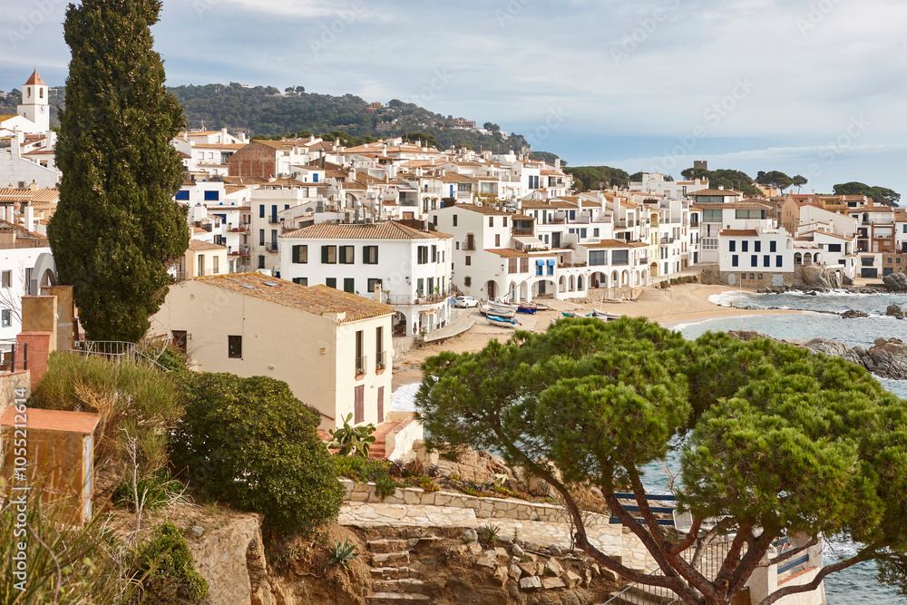 Obraz premium Picturesque village of Calella de Palafrugell. Girona, Catalonia, Spain