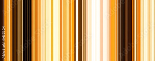 A vertical striped pattern in warm hues of orange, cream, and brown, creating a vibrant visual effect.