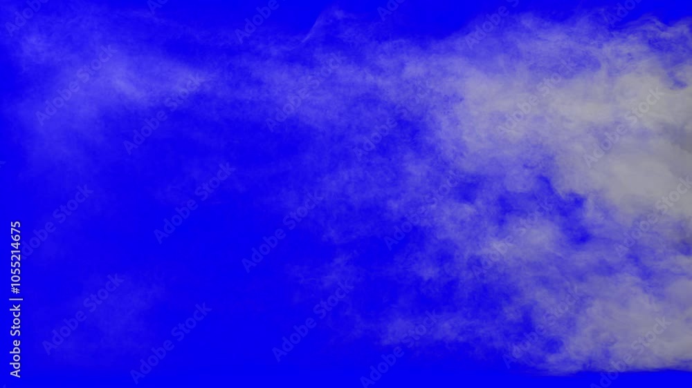 mist smoke steam gas fog effect blue screen mist smoke steam gas fog effect blue screen