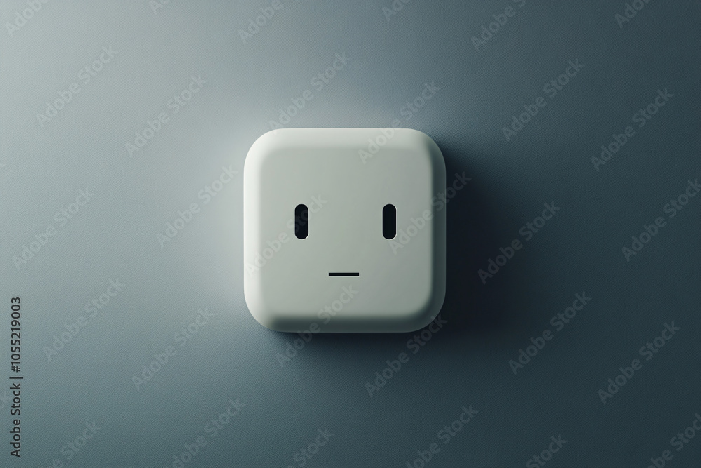 A minimalist wall outlet with a subtle neutral face set against a gray background combines functionality with a modern simple aesthetic
A minimalist wall outlet with a subtle neutral face set against a gray background combines functionality with a modern simple aesthetic