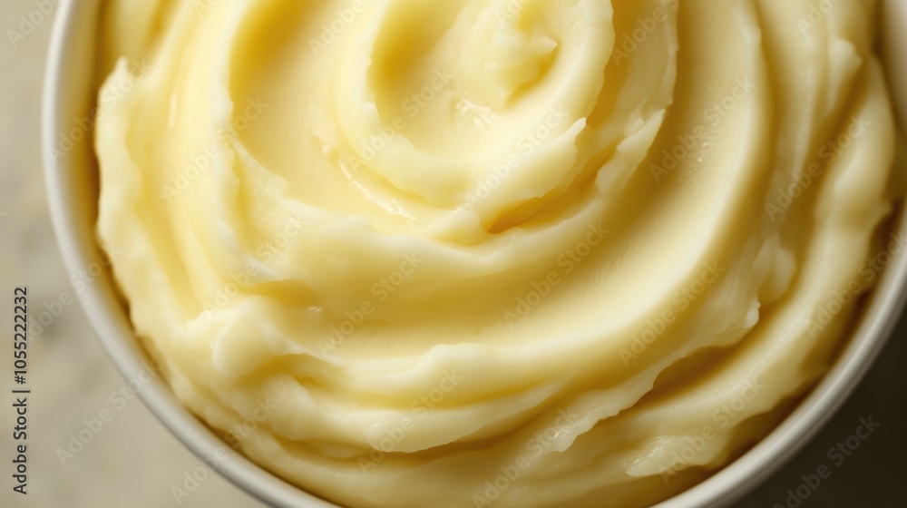 Close-up of Creamy Mashed Potatoes Close-up of Creamy Mashed Potatoes