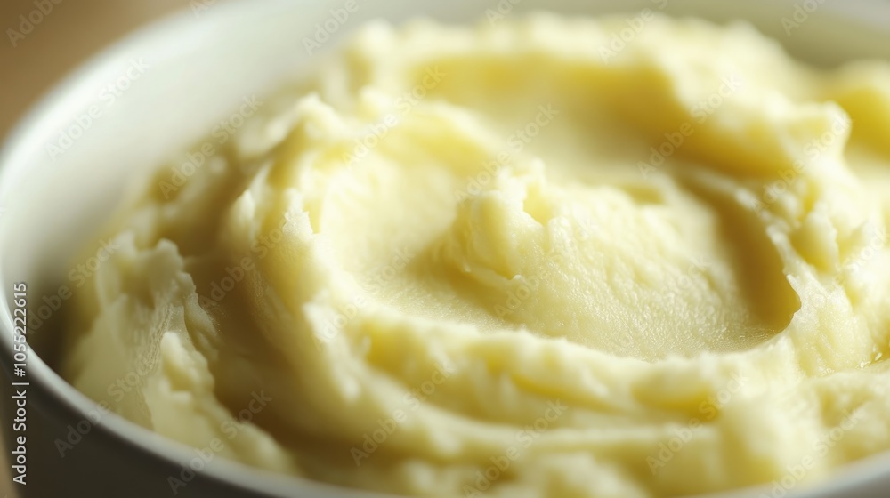 Mashed Potato Close-Up Mashed Potato Close-Up