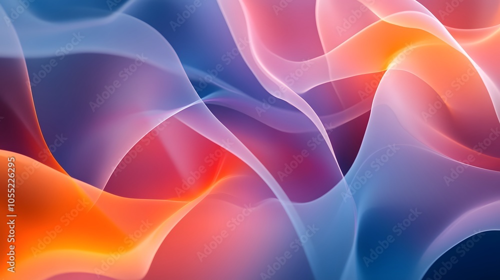 Calming Rhythms captured in abstract shapes that flow seamlessly into one another, creating a peaceful and inviting atmosphere Calming Rhythms captured in abstract shapes that flow seamlessly into one another, creating a peaceful and inviting atmosphere