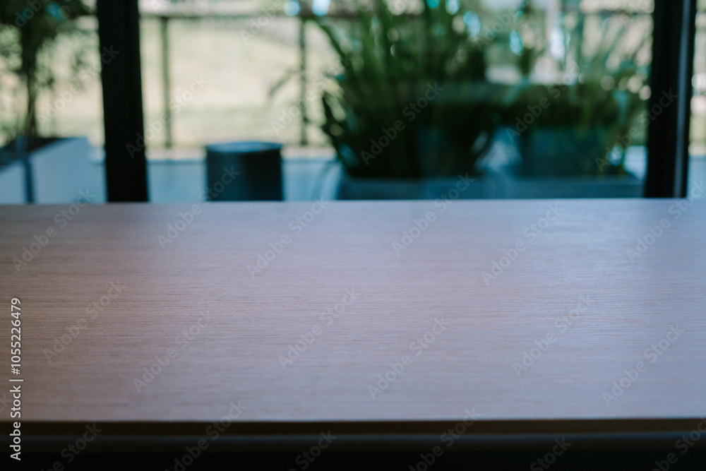 Empty display table with a clean, modern design, ready for showcasing products or decorations, Empty display table with a clean, modern design, ready for showcasing products or decorations,
