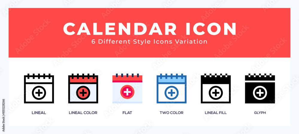 Calendar icon set. Design elements for logo Calendar icon set. Design elements for logo