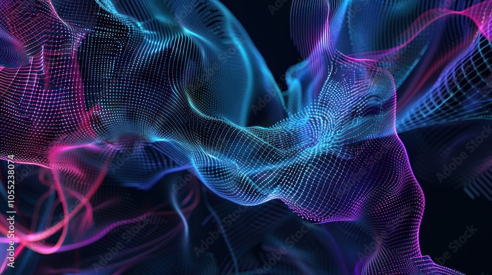 Abstract Digital Wave Abstract Digital Wave