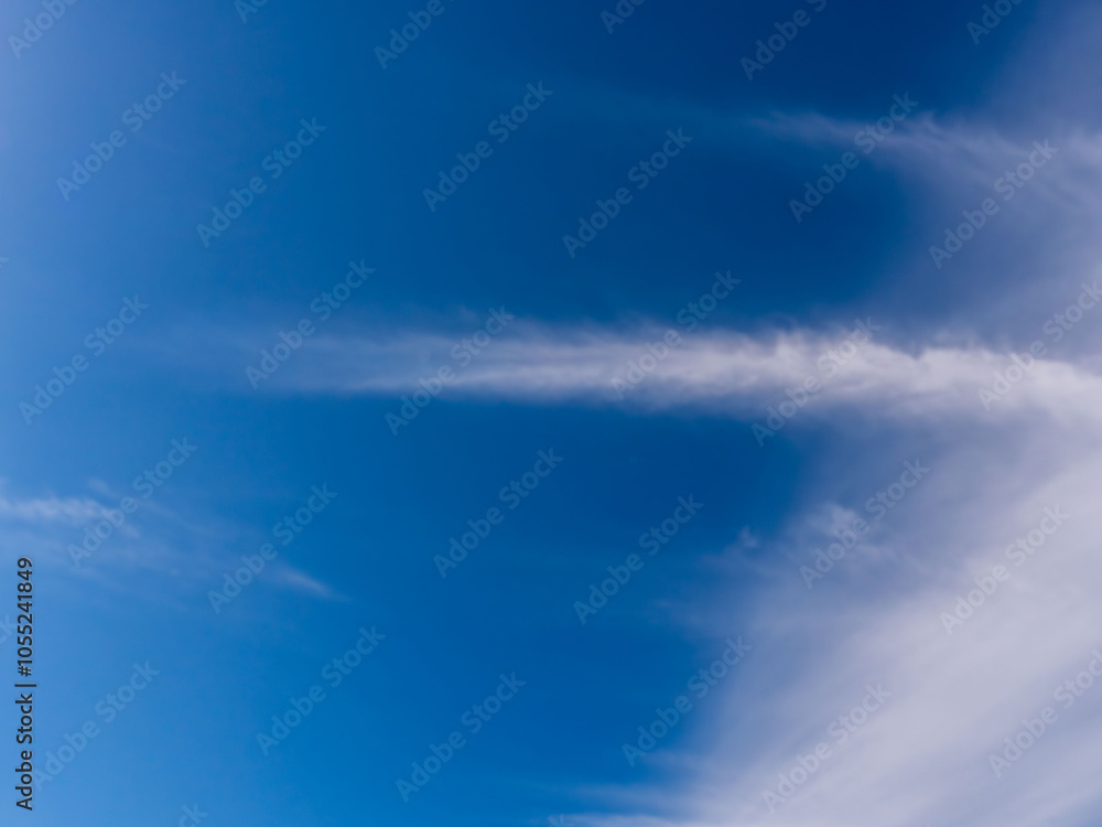青空に尾を引く秋の雲07 青空に尾を引く秋の雲07