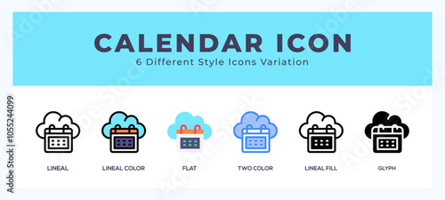 Calendar icon vector for web. and mobile app