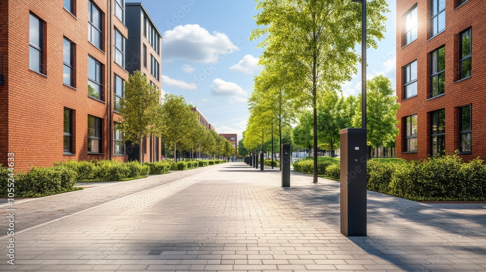 Inviting Urban Setting with Detailed Textures Inviting Urban Setting with Detailed Textures