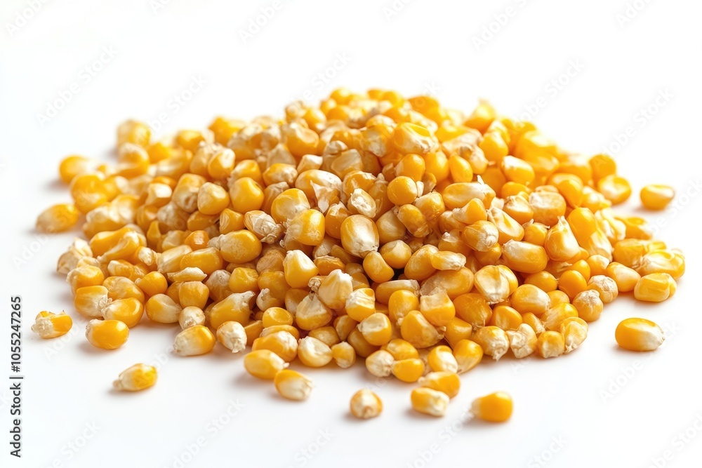 Corn on white background Corn on white background Corn on white background Corn on white background