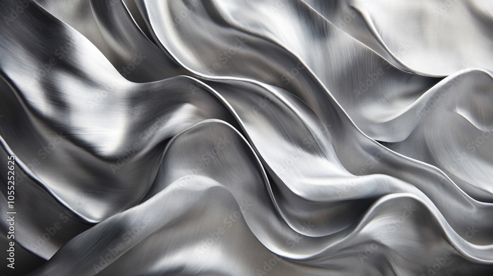 Obraz premium Abstract Silver Metal Texture
