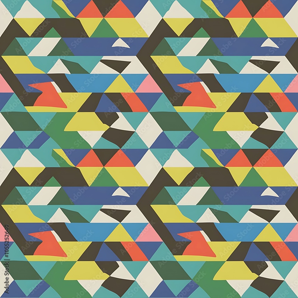 Seamless triangles texture, abstract vector art illustration Seamless triangles texture, abstract vector art illustration