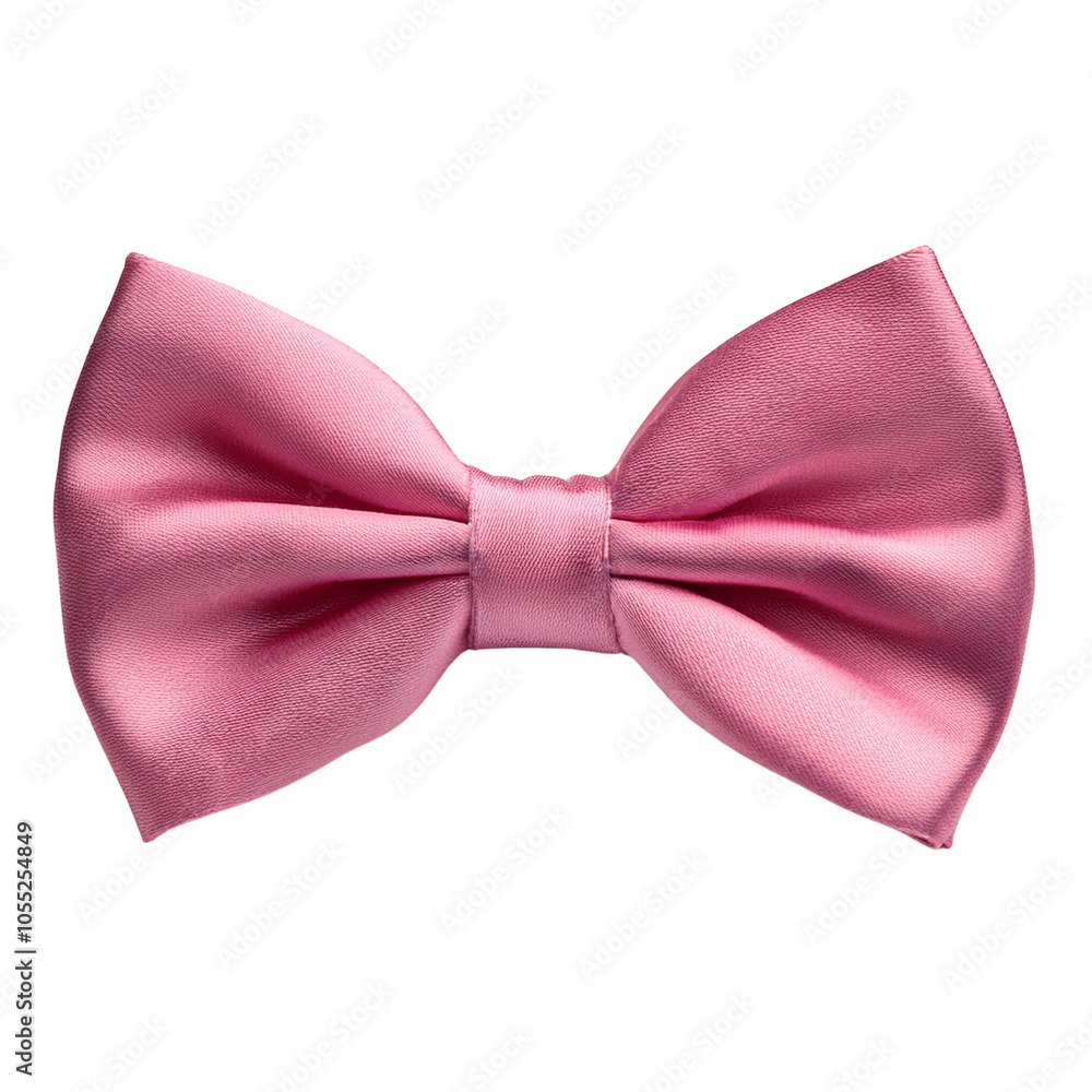Pink bow tie on white isolate background. transparent background Pink bow tie on white isolate background. transparent background