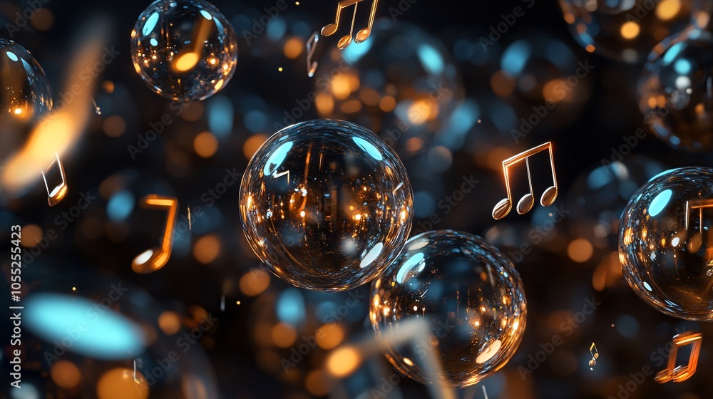 Musical Notes in Crystal Spheres Musical Notes in Crystal Spheres