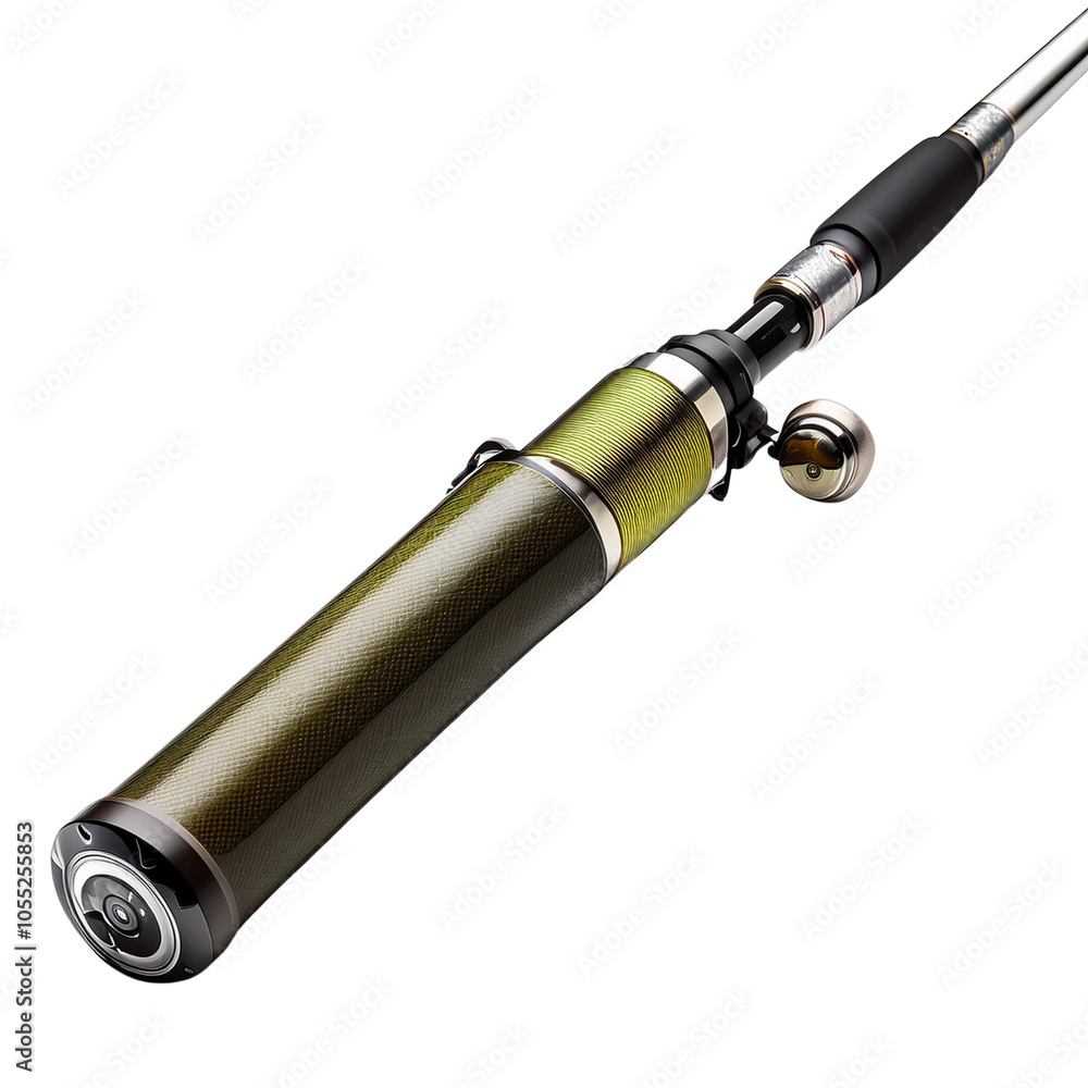 Fishing rod on white isolated background. transparent background Fishing rod on white isolated background. transparent background