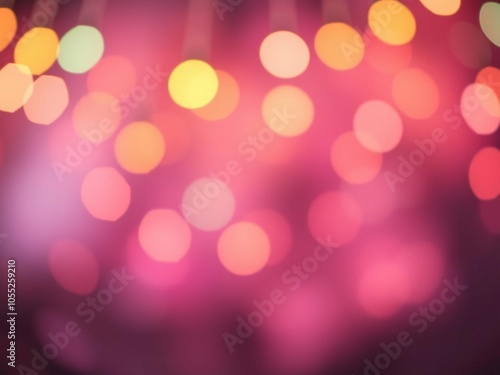 A soft pastel colored abstract background with blurred lights and bokeh effect, design, background, abstract