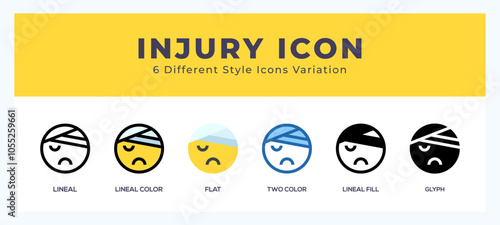 Injury symbol. logo. icon vector illustration.