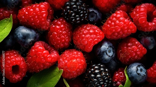 A Close Up Of Fresh Berries