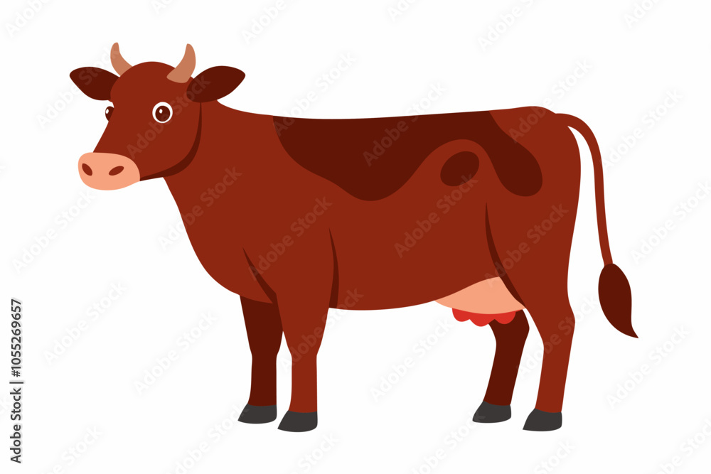 upright black and white cow isolated on white background
upright black and white cow isolated on white background