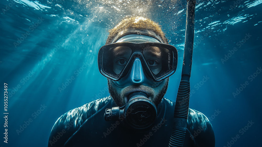 diver underwater diver underwater
