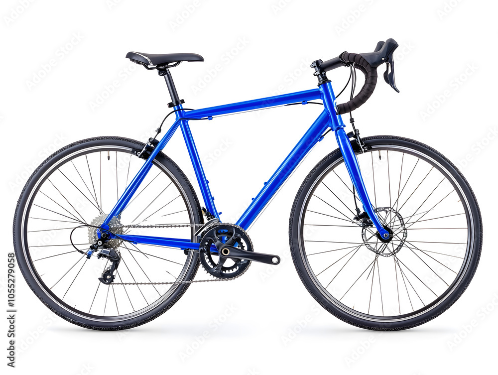 Side view racing bicycle, isolated on white background Side view racing bicycle, isolated on white background