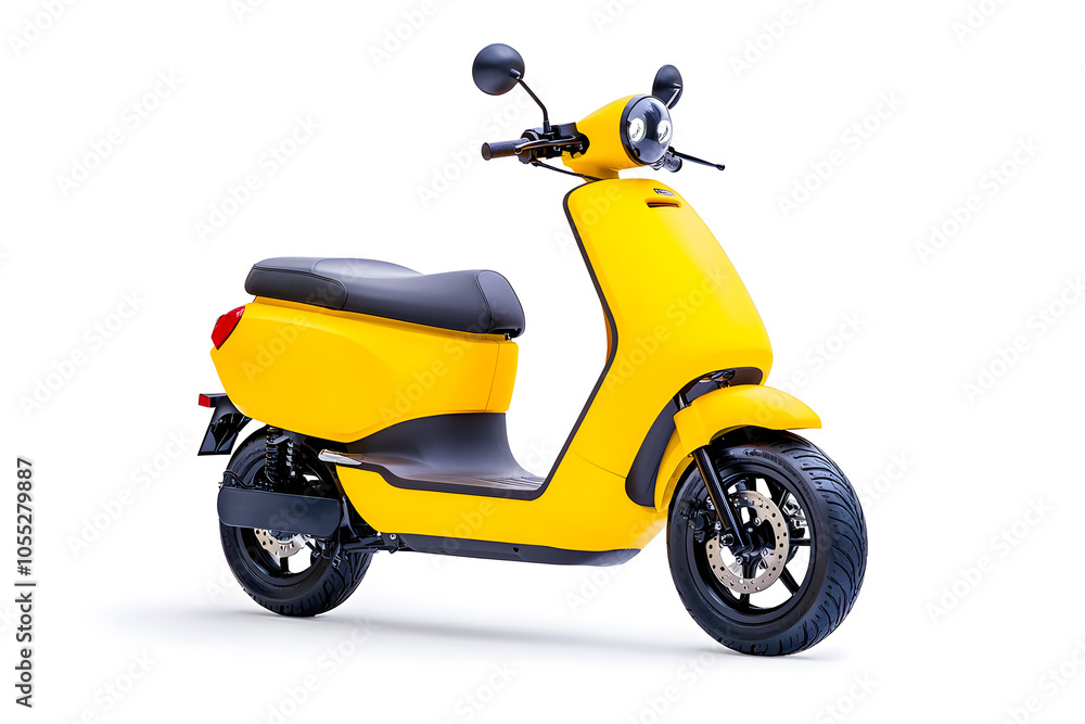 Scooter motorcycle isolated on white background Scooter motorcycle isolated on white background