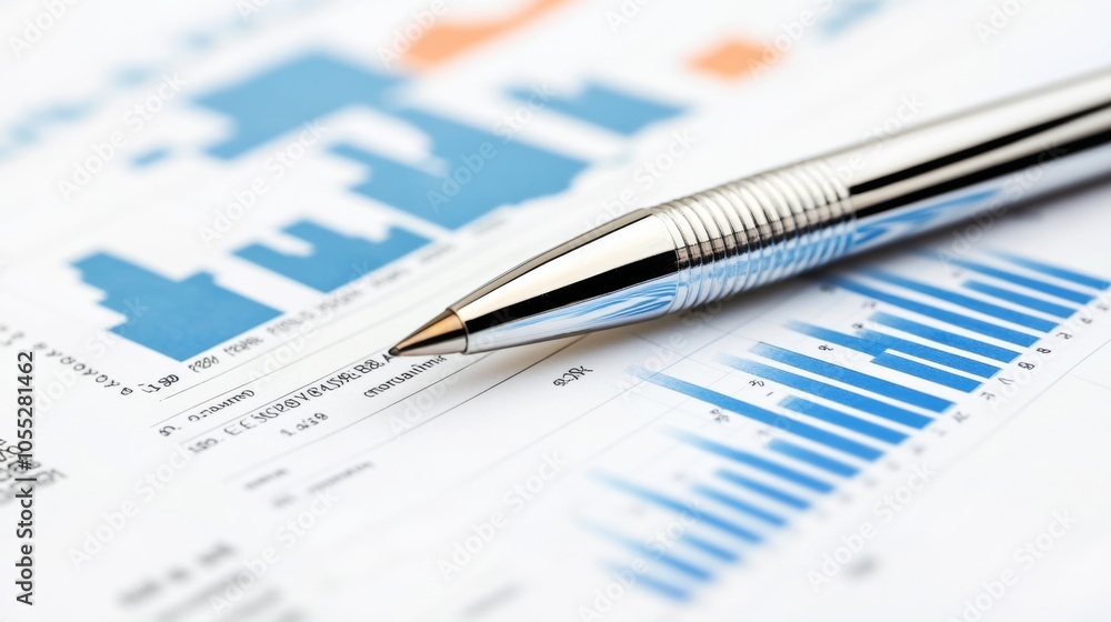 Market Analysis with Soft Light and 3D Style Market Analysis with Soft Light and 3D Style