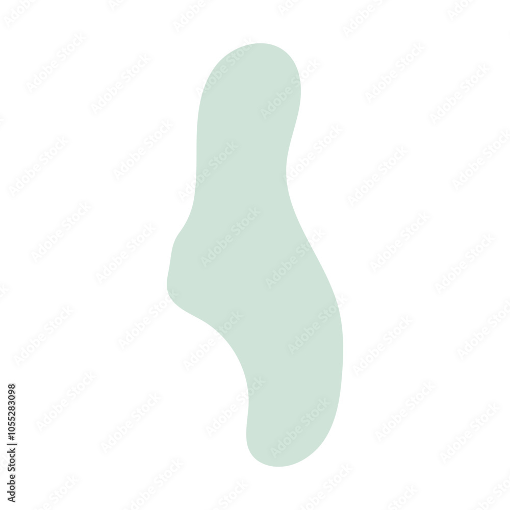 abstract blobs dull green for background