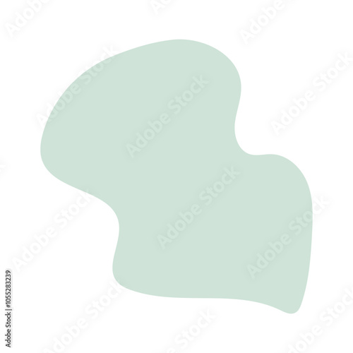 abstract blobs dull green for background