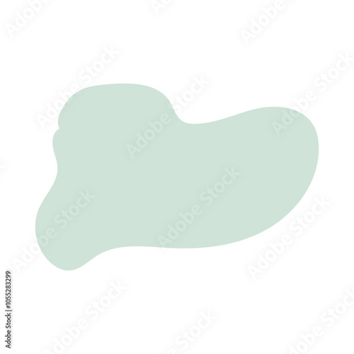abstract blobs dull green for background